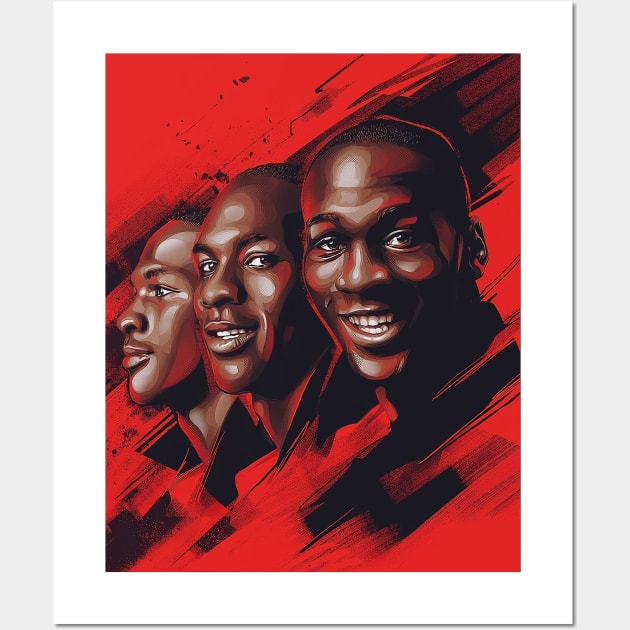 BASKETBALLART -   JORDAN FACE Wall Art by JORDAN-ART23